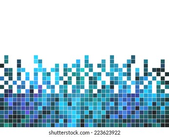 abstract square pixel mosaic background