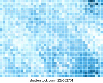 abstract square pixel mosaic background