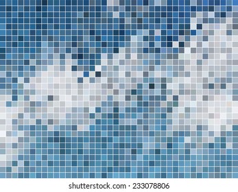 abstract square pixel mosaic background