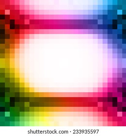 fondo de mosaico de píxeles cuadrados abstractos, fácil de editar