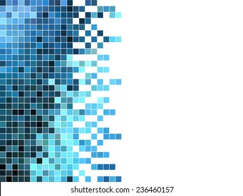 abstract square pixel mosaic background