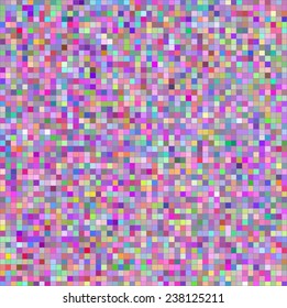 Abstract square pixel mosaic background