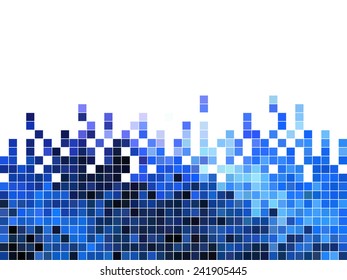 abstract square pixel mosaic background