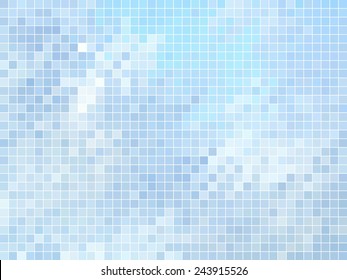 abstract square pixel mosaic background
