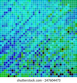 abstract square pixel mosaic background