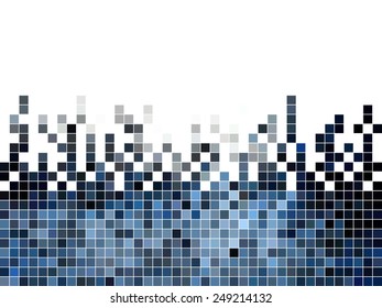 abstract square pixel mosaic background