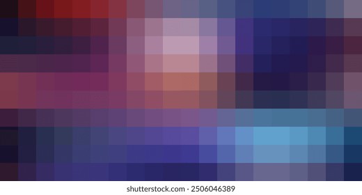 Abstract Square Pixel Mosaic Background