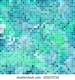 abstract square pixel mosaic background