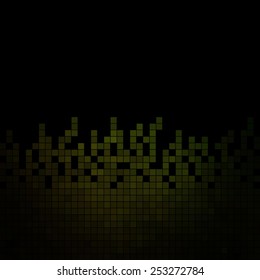 abstract square pixel mosaic background