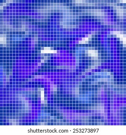 abstract square pixel mosaic background