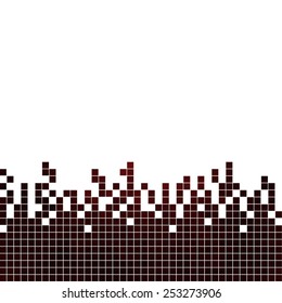abstract square pixel mosaic background