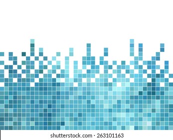 abstract square pixel mosaic background
