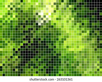 abstract square pixel mosaic background
