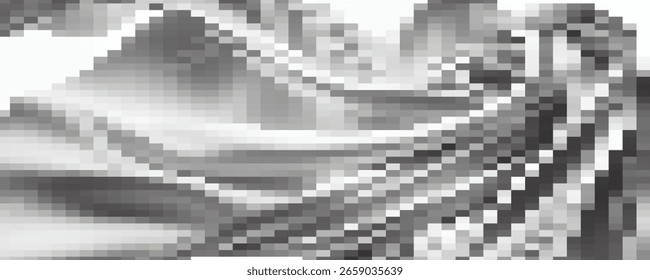 Abstract square pixel mosaic background. Abstract art background eps 10.