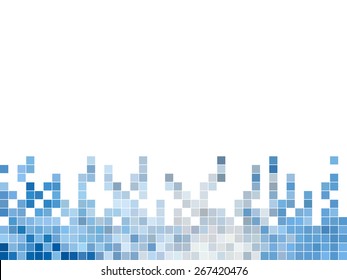 abstract square pixel mosaic background
