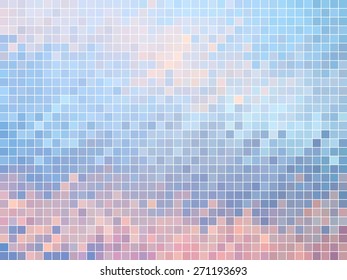 abstract square pixel mosaic background