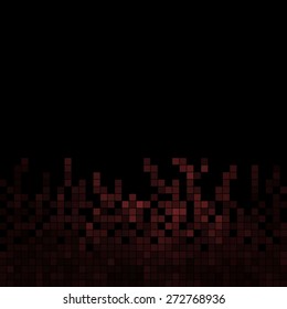 abstract square pixel mosaic background