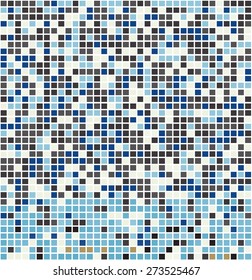 abstract square pixel mosaic background