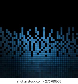 abstract square pixel mosaic background