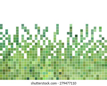 abstract square pixel mosaic background