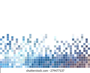 abstract square pixel mosaic background