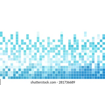 abstract square pixel mosaic background