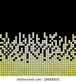 abstract square pixel mosaic background