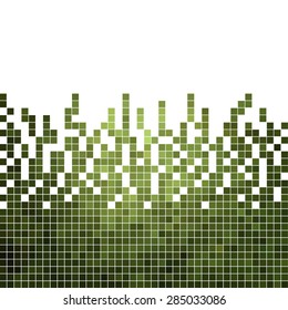 abstract square pixel mosaic background