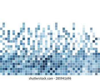 abstract square pixel mosaic background