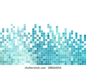 abstract square pixel mosaic background