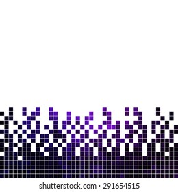abstract square pixel mosaic background