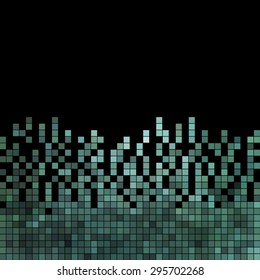 abstract square pixel mosaic background