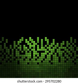 abstract square pixel mosaic background