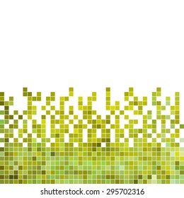 abstract square pixel mosaic background