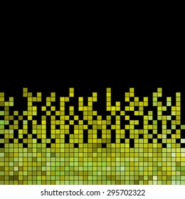 abstract square pixel mosaic background