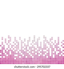 abstract square pixel mosaic background