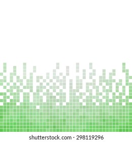 abstract square pixel mosaic background