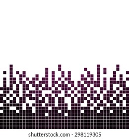 abstract square pixel mosaic background