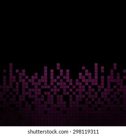 abstract square pixel mosaic background