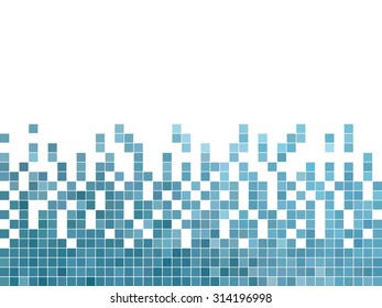 abstract square pixel mosaic background