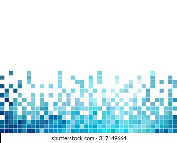 abstract square pixel mosaic background