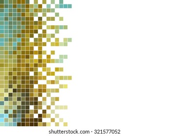abstract square pixel mosaic background