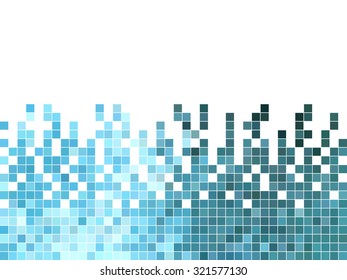 abstract square pixel mosaic background