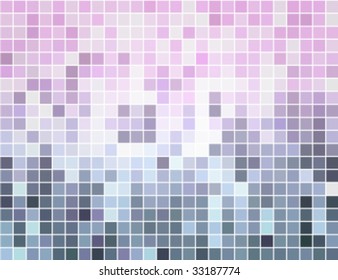 abstract square pixel mosaic background