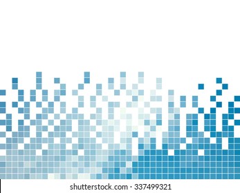 abstract square pixel mosaic background