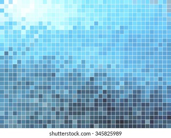 abstract square pixel mosaic background