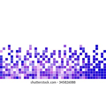 abstract square pixel mosaic background