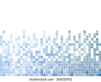 abstract square pixel mosaic background