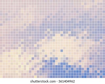 abstract square pixel mosaic background