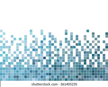 abstract square pixel mosaic background